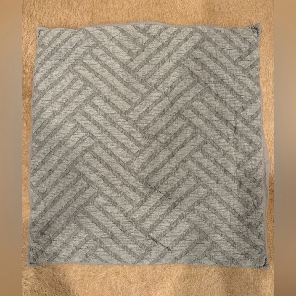 West Elm herringbone patterned pillow covers, set of 3